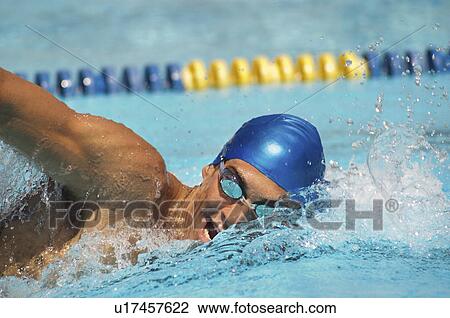 Competitive Swimmer View Large Photo Image Stock Image - Competitive Swimmer. Fotosearch
