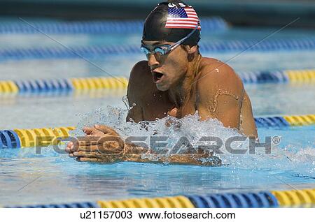 Competitive Swimmer View Large Photo Image Stock Image - Competitive Swimmer. Fotosearch