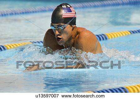 Competitive Swimmer View Large Photo Image Stock Photo - Competitive Swimmer. Fotosearch