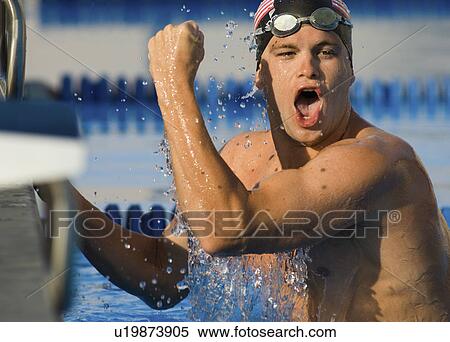 Stock Photography - Competitive Swimmer. Fotosearch