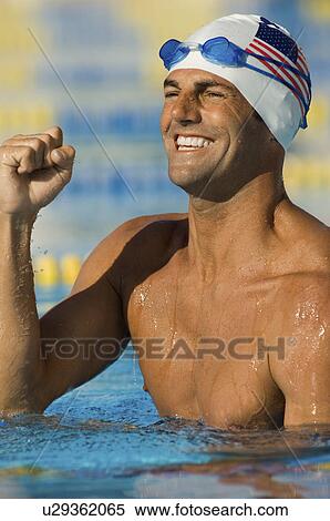 Stock Photography - Competitive Swimmer. Fotosearch