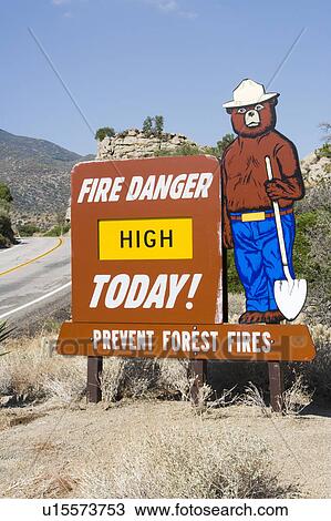 Forest fire sign View Large Photo Image Stock Image - Forest fire sign. Fotosearch