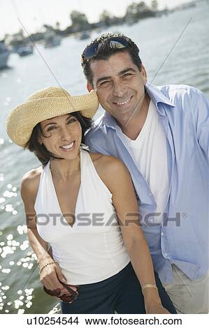 Picture - Happy Couple Outdoors. Fotosearch
