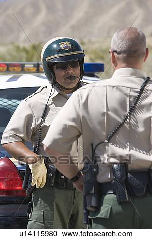 Highway patrol officers View Large Photo Image Stock Image - Highway patrol officers. Fotosearch