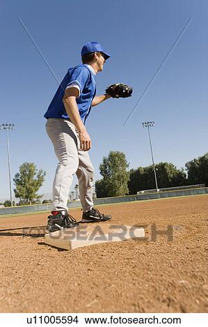 Infielder on field View Large Photo Image Picture - Infielder on field. Fotosearch