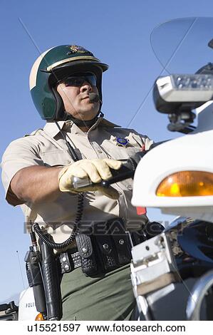 Police patrol motorcycle View Large Photo Image Stock Photo - Police patrol motorcycle. Fotosearch