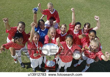 Soccer Team Celebrating Victory View Large Photo Image Stock Image - Soccer Team Celebrating Victory. Fotosearch