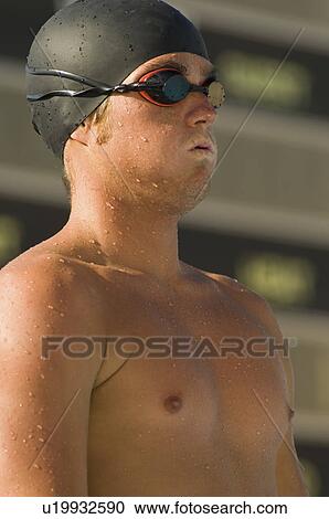 Stock Image - Swimmer. Fotosearch