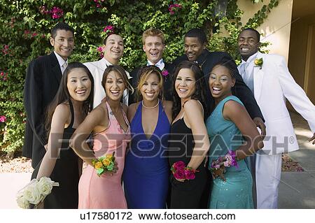 Well-dressed teenage couple outside, portrait View Large Photo Image Stock Image - Well-dressed teenage couple outside, portrait. Fotosearch