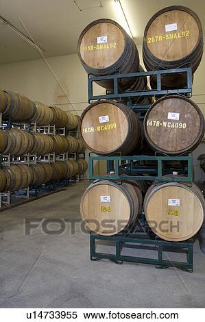 Stock Photography - Wine barrels. Fotosearch