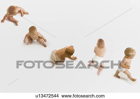 Babies Sitting, Crawling, and Walking View Large Photo Image Picture - Babies Sitting, Crawling, and Walking. Fotosearch