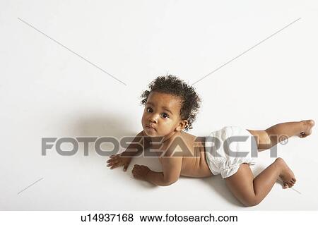 Stock Photo - Baby Crawling. Fotosearch