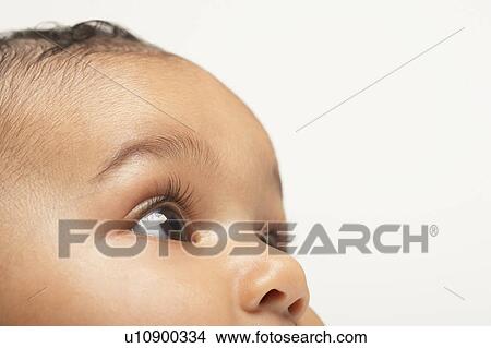 Picture - Baby Looking Up. Fotosearch