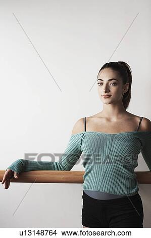 Ballet Dancer relaxing at bar View Large Photo Image Picture - Ballet Dancer relaxing at bar. Fotosearch