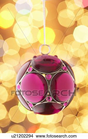 Christmas bauble, close-up View Large Photo Image Picture - Christmas bauble, close-up. Fotosearch