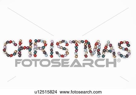 Christmas made from baubles View Large Photo Image Picture - Christmas made from baubles. Fotosearch