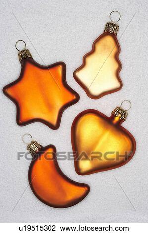 Christmas ornaments, on white background View Large Photo Image Stock Image - Christmas ornaments, on white background. Fotosearch