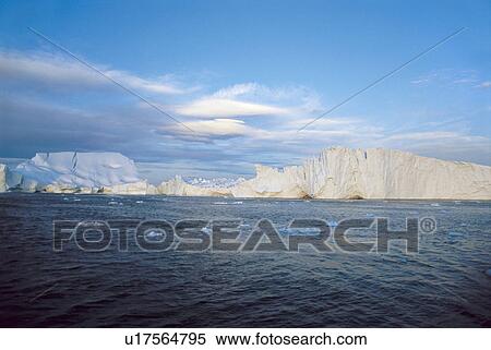 Stock Photography - Cliffs made of ice. Fotosearch