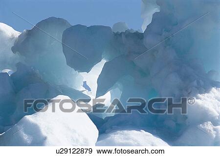 Clumps of ice, close up View Large Photo Image Stock Photo - Clumps of ice, close up. Fotosearch