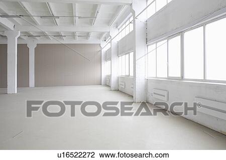 Empty warehouse View Large Photo Image Stock Image - Empty warehouse. Fotosearch