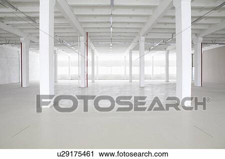 Empty warehouse View Large Photo Image Stock Image - Empty warehouse. Fotosearch