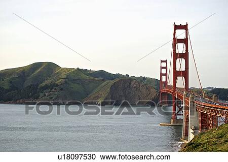 Golden Gate bridge with view to Marin County View Large Photo Image Stock Image - Golden Gate bridge with view to Marin County. Fotosearch
