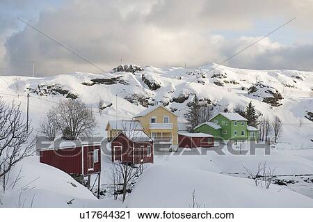 Hill village of Sund on Flakstadoya, Loftofen, Norway View Large Photo Image Stock Image - Hill village of Sund on Flakstadoya, Loftofen, Norway. Fotosearch