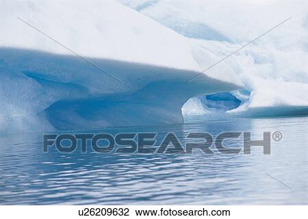 Stock Image - Iceberg and water. Fotosearch