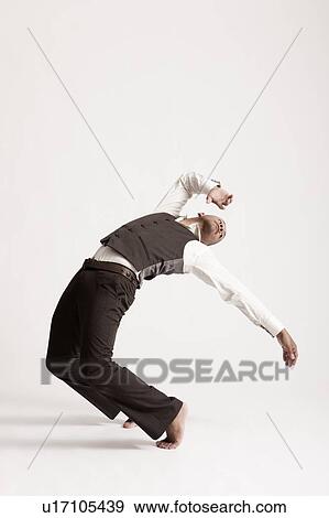 Stock Photo - Jazz dancer with barefeet. Fotosearch