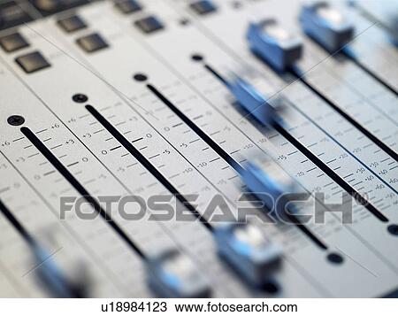 Mixing board, close-up View Large Photo Image Stock Image - Mixing board, close-up. Fotosearch