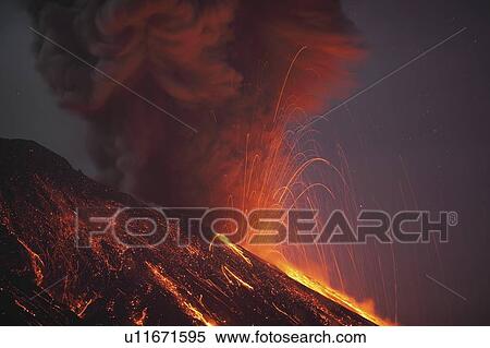 Molten lava erupting from Sakurajima, Kagoshima, Japan View Large Photo Image Stock Photography - Molten lava erupting from Sakurajima, Kagoshima, Japan. Fotosearch