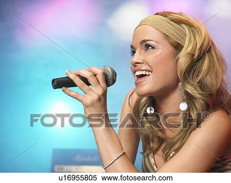 Pop Singer Performing on Stage View Large Photo Image Stock Photography - Pop Singer Performing on Stage. Fotosearch