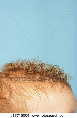Redheaded baby, top of head View Large Photo Image Picture - Redheaded baby, top of head. Fotosearch