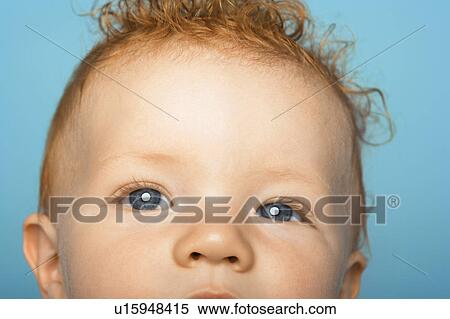 Redheaded baby with messy hair View Large Photo Image Stock Photography - Redheaded baby with messy hair. Fotosearch