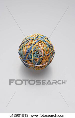 Rubber Band Ball on white background in studio View Large Photo Image Stock Image - Rubber Band Ball on white background in studio. Fotosearch