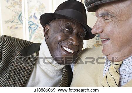 Senior adult men smiling, head and shoulders View Large Photo Image Stock Photo - Senior adult men smiling, head and shoulders. Fotosearch