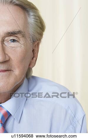 Senior Man, head and shoulders, cropped View Large Photo Image Stock Photo - Senior Man, head and shoulders, cropped. Fotosearch