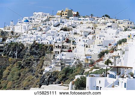 Town on Hilltop View Large Photo Image Stock Image - Town on Hilltop. Fotosearch