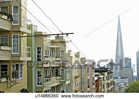 Stock Image - Transamerica Pyramid, San Francisco designed by William Pereira. Fotosearch