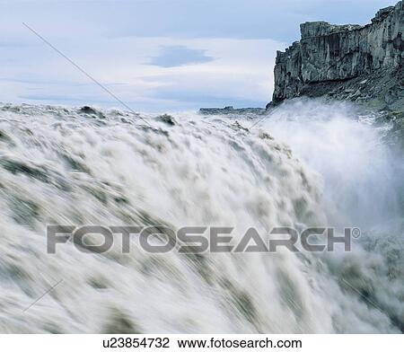 Waterfall View Large Photo Image Stock Image - Waterfall. Fotosearch