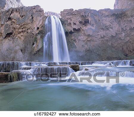 Waterfall View Large Photo Image Stock Photo - Waterfall. Fotosearch