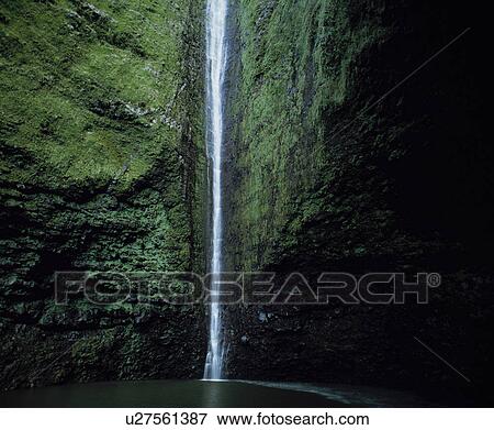 Stock Photo - Waterfall. Fotosearch