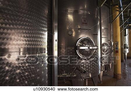 Stock Image - Wine vats. Fotosearch