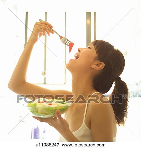 Bowl, Casual Clothing, Brown Hair, Asian Ethnicity View Large Photo Image Stock Photo - Bowl, Casual Clothing, Brown Hair, Asian Ethnicity. Fotosearch