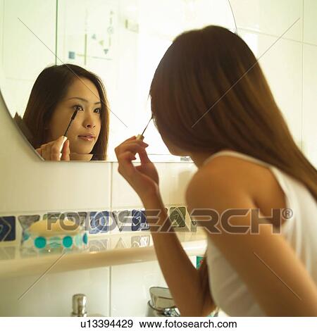 In Front Of, One Person, Holding, Confidence, Eye shadow View Large Photo Image Stock Photo - In Front Of, One Person, Holding, Confidence, Eye shadow. Fotosearch