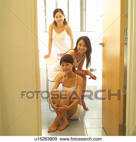 Long Hair, Sitting On Floor, Brown Hair, Sitting, Cheerful View Large Photo Image Stock Photo - Long Hair, Sitting On Floor, Brown Hair, Sitting, Cheerful. Fotosearch