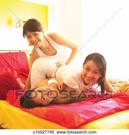 Smiling, Blanket, Brown Hair, Lifestyles, Cheerful, Pillow, Long Hair View Large Photo Image Stock Image - Smiling, Blanket, Brown Hair, Lifestyles, Cheerful, Pillow, Long Hair. Fotosearch