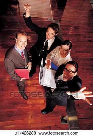 Stock Photo - brown hair, business, conference. Fotosearch