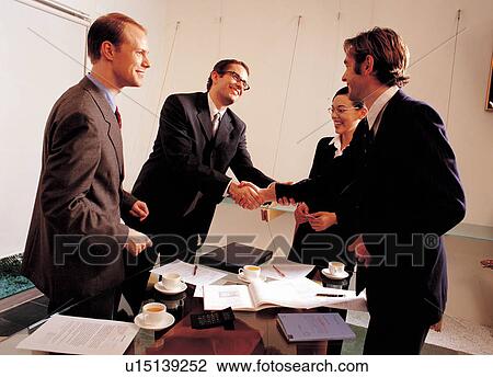 brown hair, business, congratulating View Large Photo Image Stock Image - brown hair, business, congratulating. Fotosearch