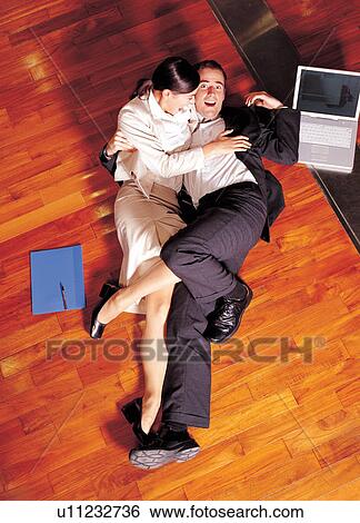 portrait, brown hair, occupation, executives, happy View Large Photo Image Stock Photograph - portrait, brown hair, occupation, executives, happy. Fotosearch